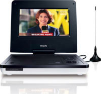 Philips PD7005 TDT con 3horas de reproduccin, LCD de 17,8cm (7 ) Reproductor de DVD porttil (PD7005/12)